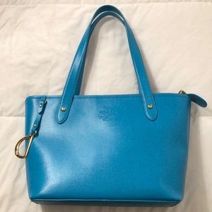 Lauren Ralph Lauren Turquoise Tote Purse